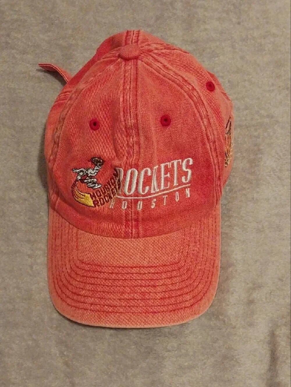 Mitchell & Ness Kids Houston Rockets Washed Red Strapback Hat